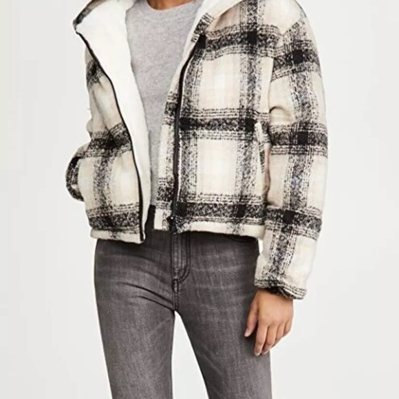 Apparis Marianny Plaid Print Coat size XS - Picture 2 of 8